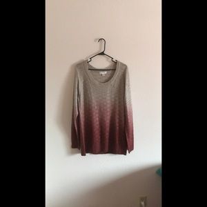 Women’s ombre knit sweater!